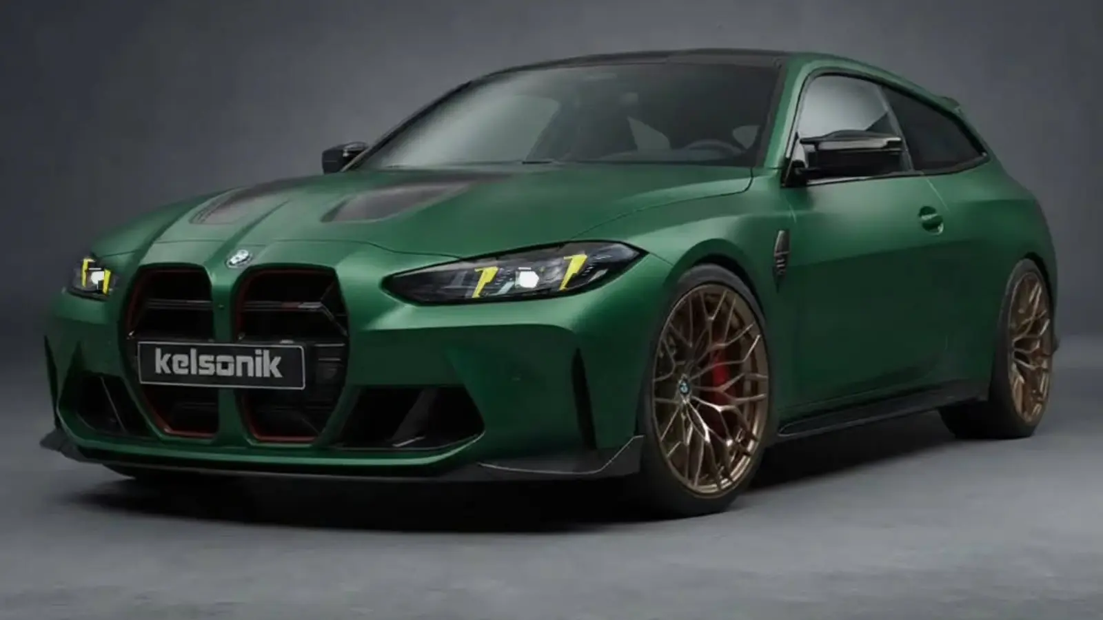رندر مفهومی BMW M4 Shooting Brake سه دربی در رنگ Nürburgring